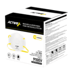 Mascarilla Activex 9100V con valvula FFP2 NR (10 unidades) TRECK